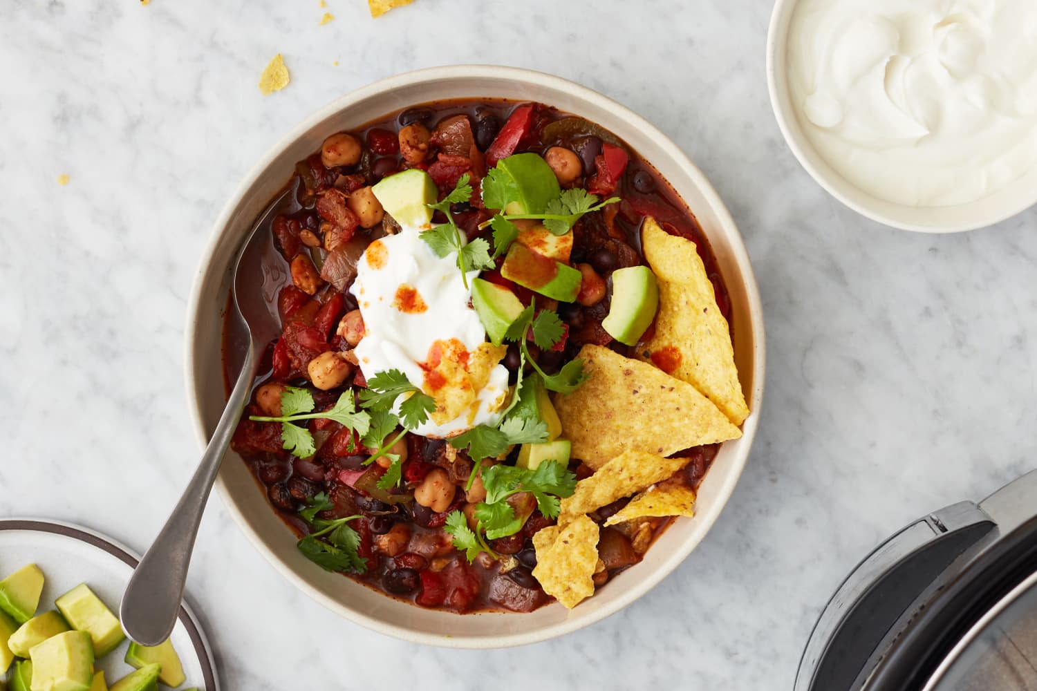 Slow Cooker Vegetarian Chili The Kitchn