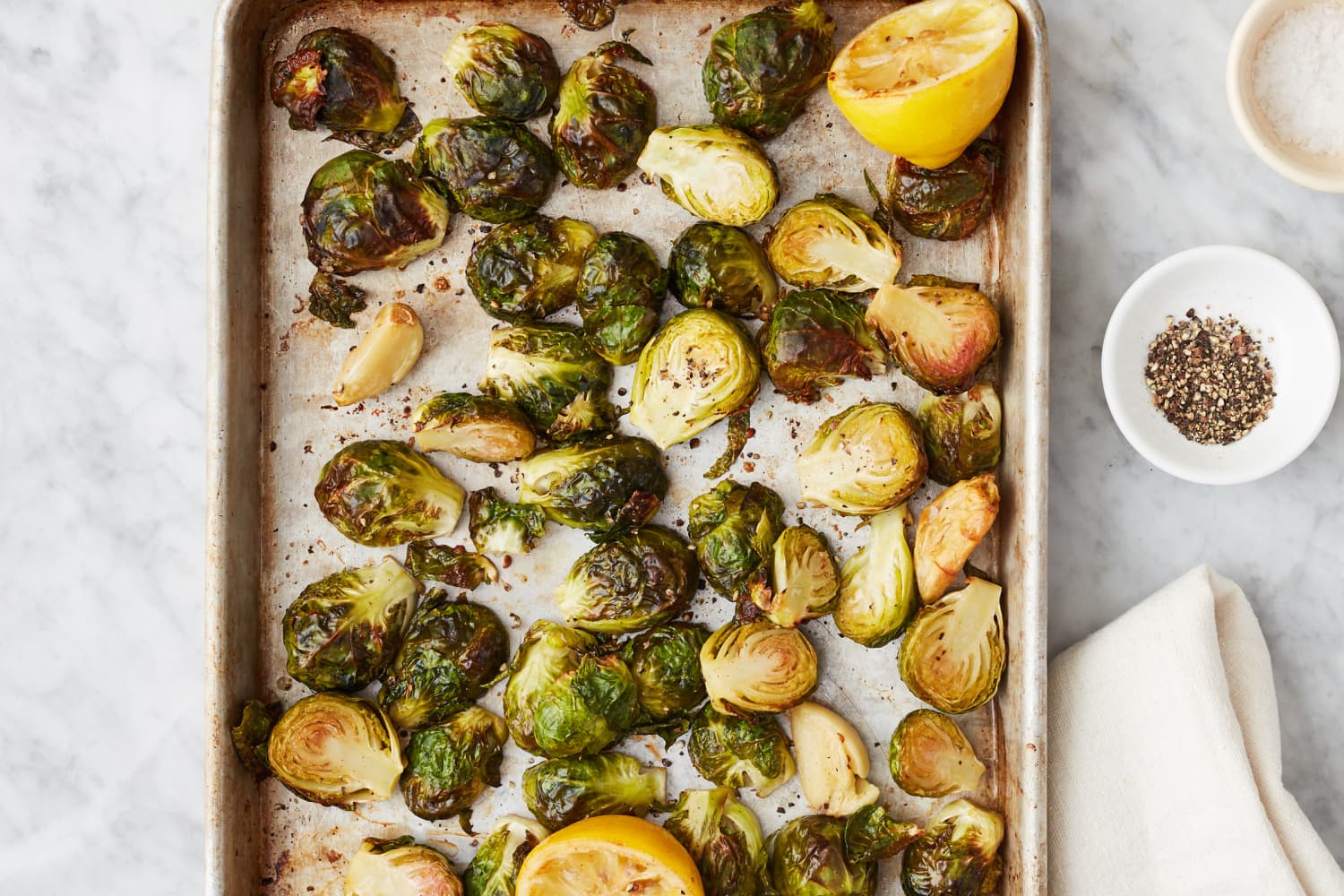 Roasted Brussels Sprouts with Lemon and Garlic The Kitchn