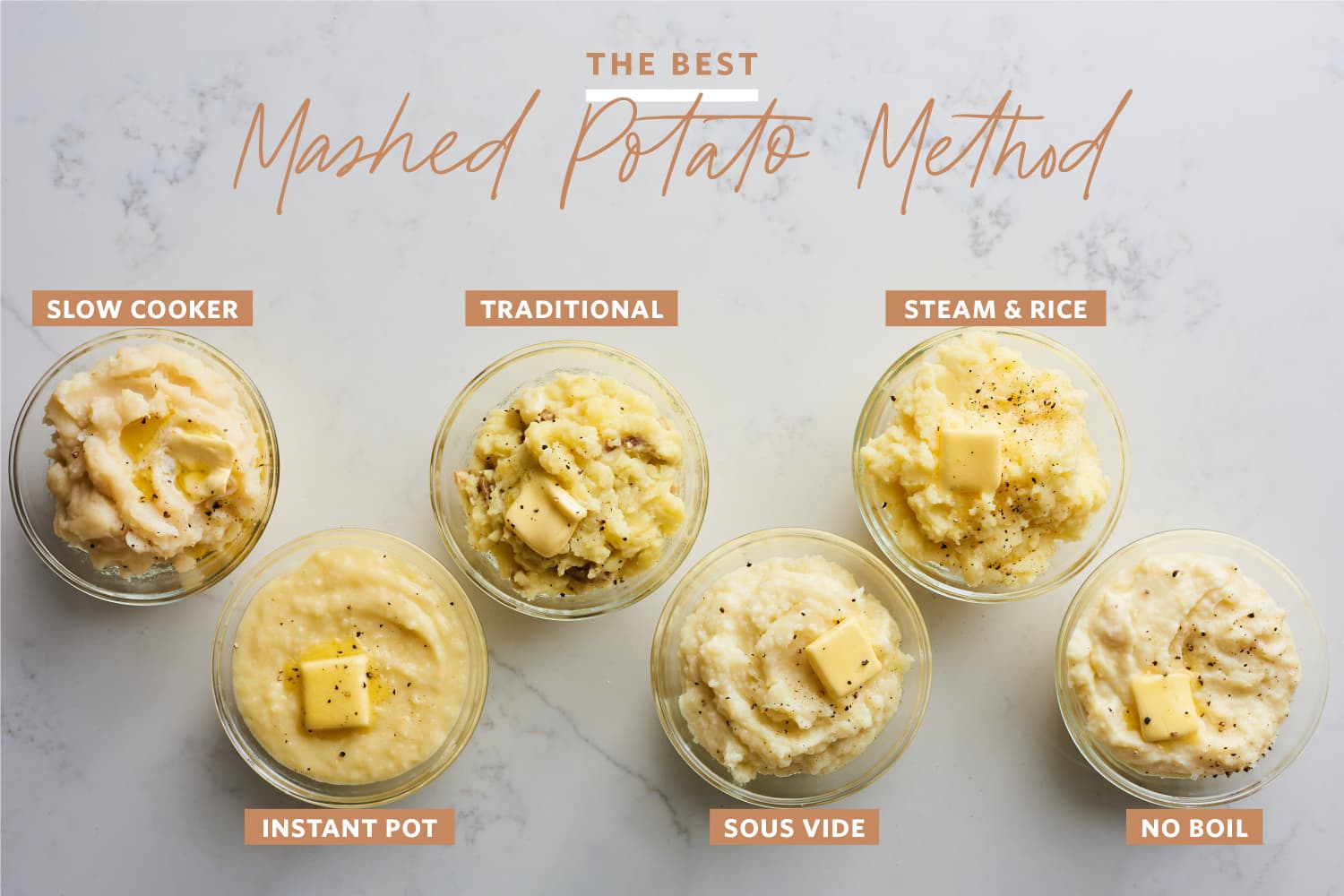 Sous vide top mashed potatoes