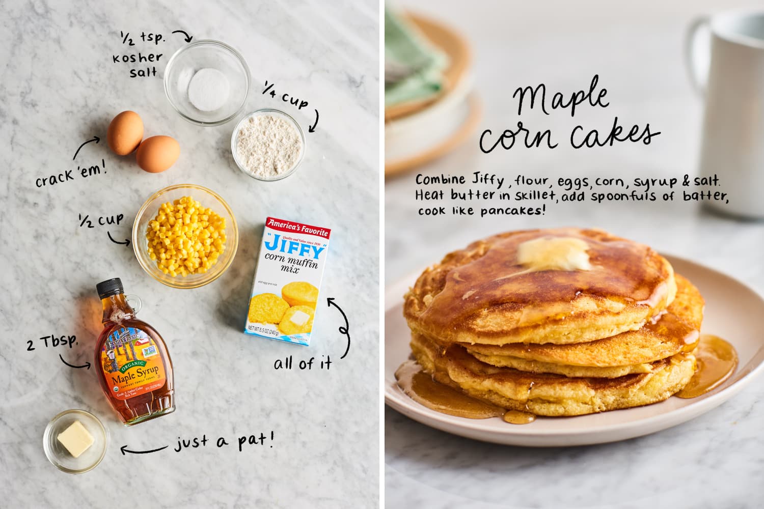 Jiffy online cornbread pancakes