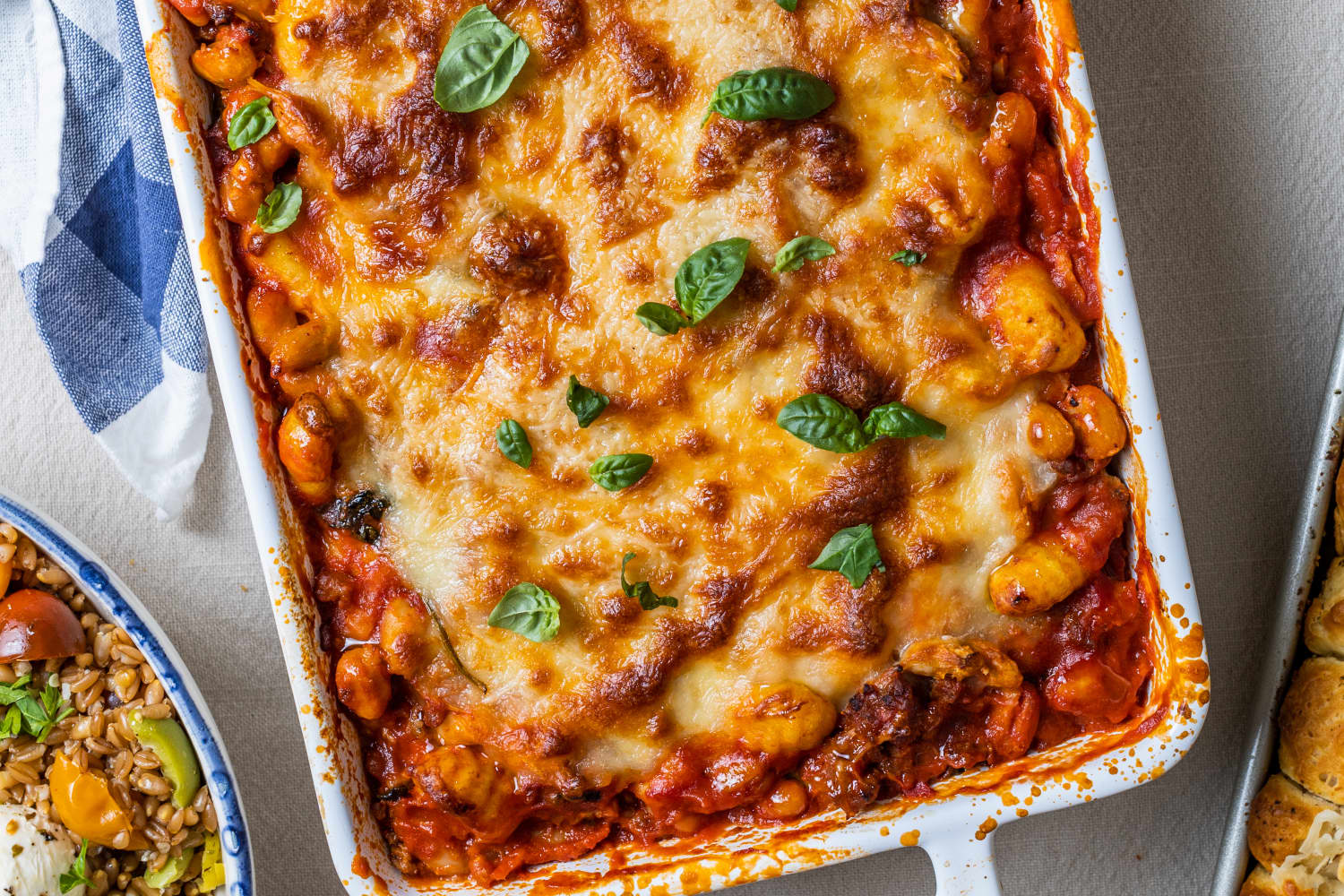 Gnocchi Lasagna with Spinach, White Beans, and Sausage | The Kitchn