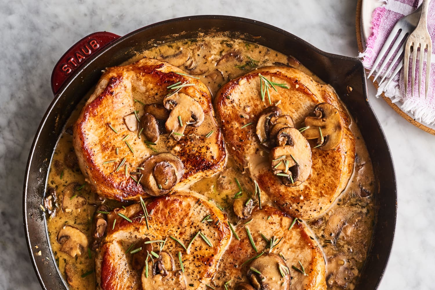 Pork chops new arrivals in milk marinade