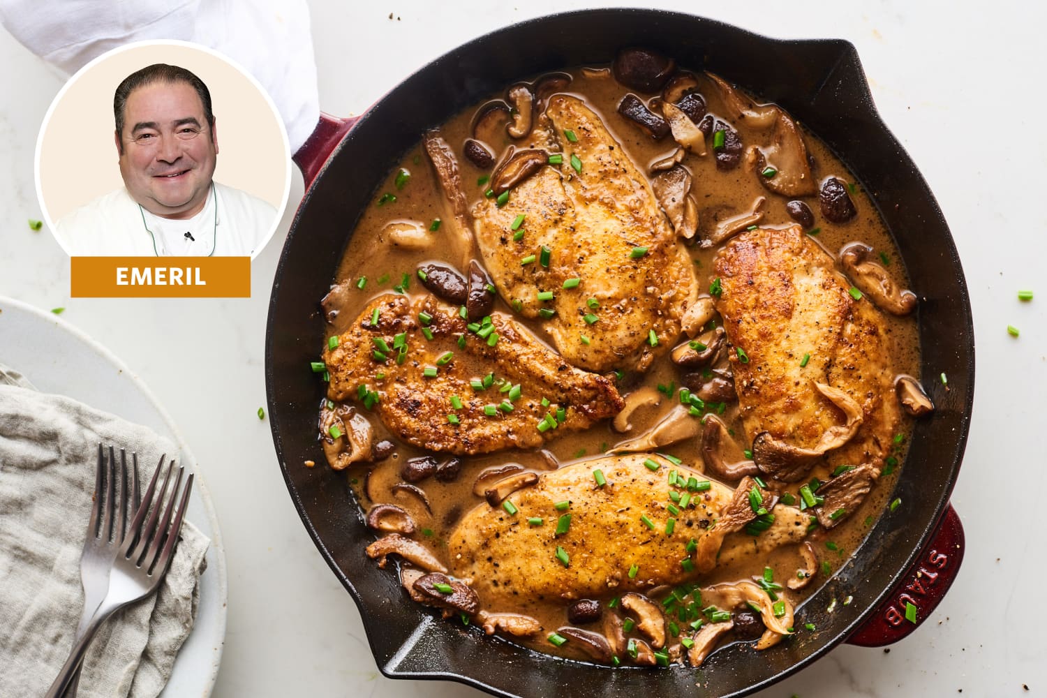 I Tried Emeril Lagasse's Chicken Marsala Recipe | Kitchn