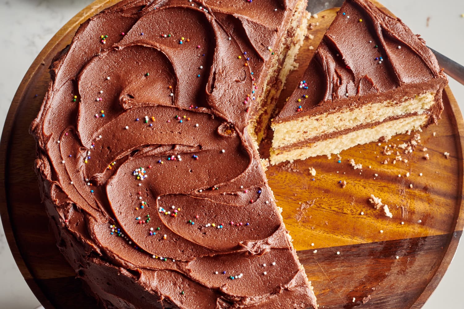 I Tried King Arthur's Classic Birthday Cake Recipe | The Kitchn