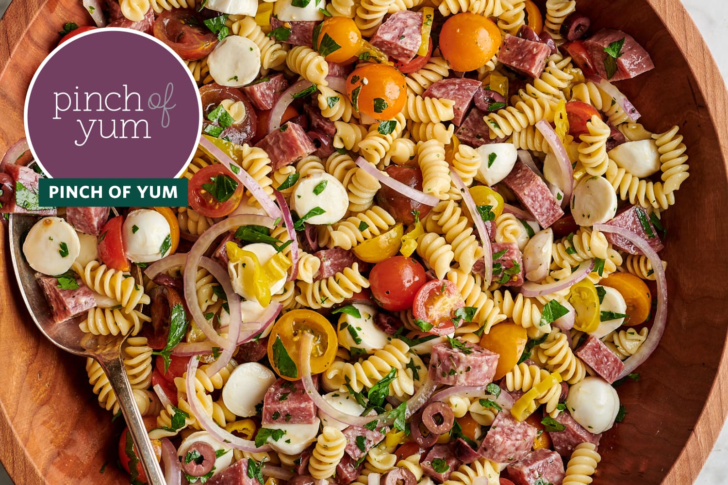 I tried pinch of yum s pasta salad recipe the kitchn