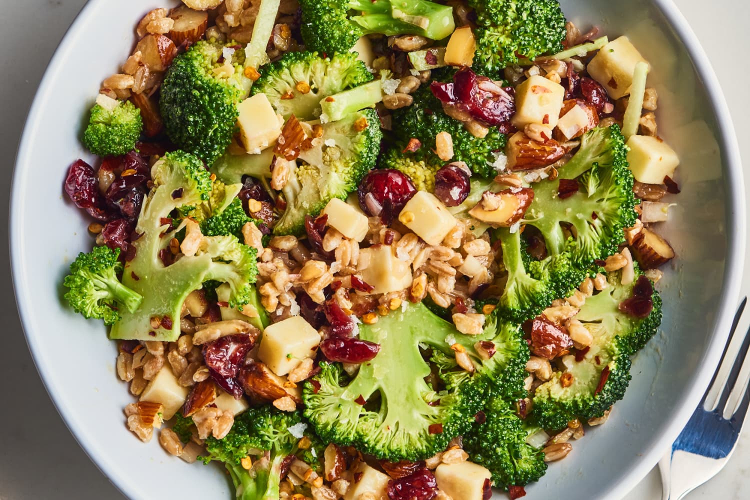Farro and Broccoli Salad Recipe The Kitchn