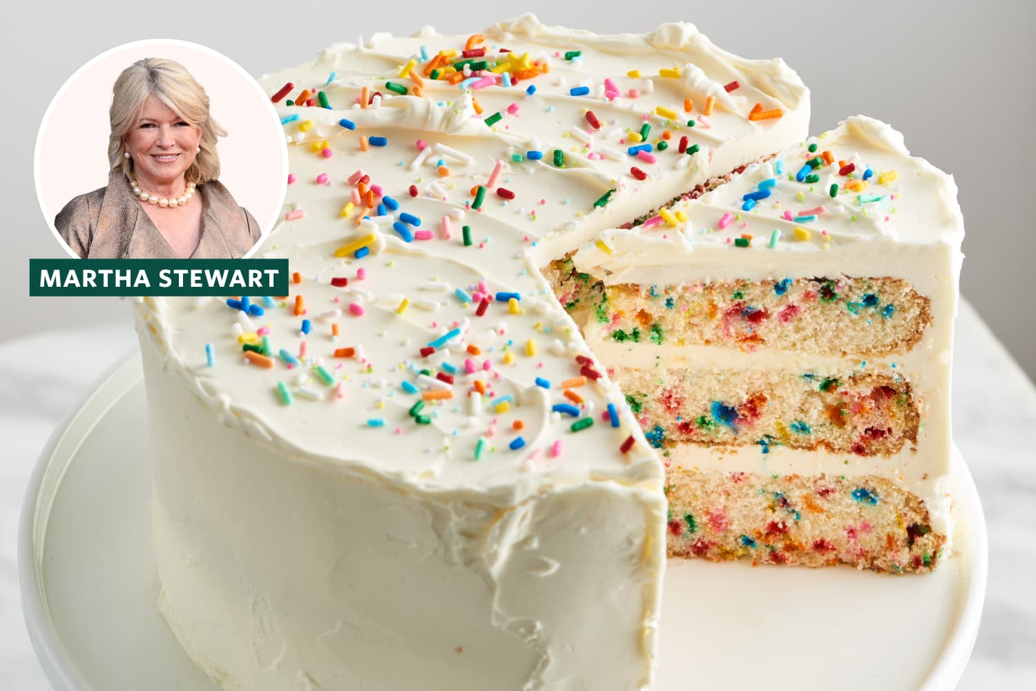 I Tried Martha Stewart's Sprinkle Cake Recipe The Kitchn