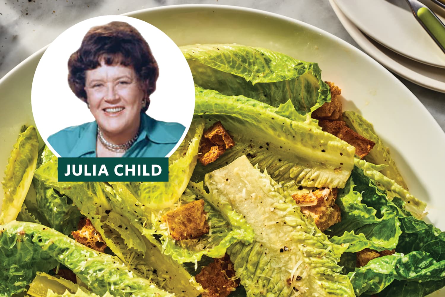 I Tried Julia Child's Caesar Salad Recipe The Kitchn
