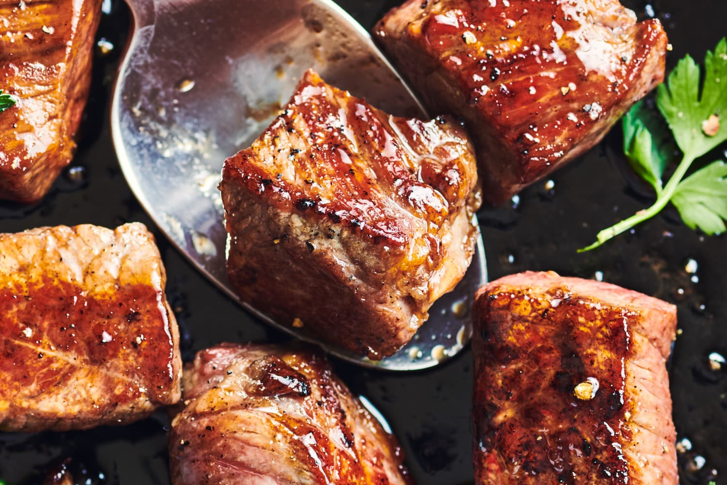 Brown Sugar Bourbon Steak Bites