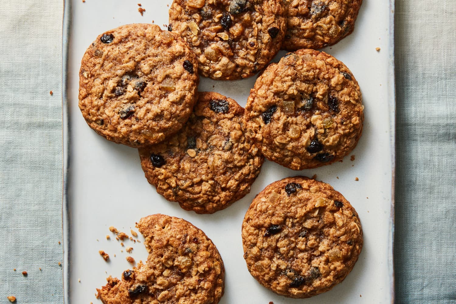 Oatmeal Cookies with Cherries and Ginger Recipe | The Kitchn