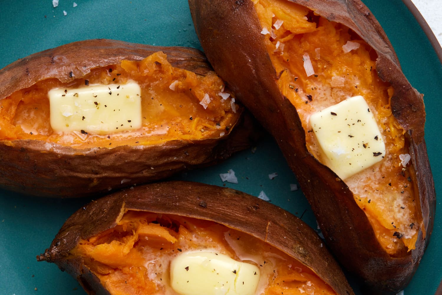 Baked sweet outlet potato in foil