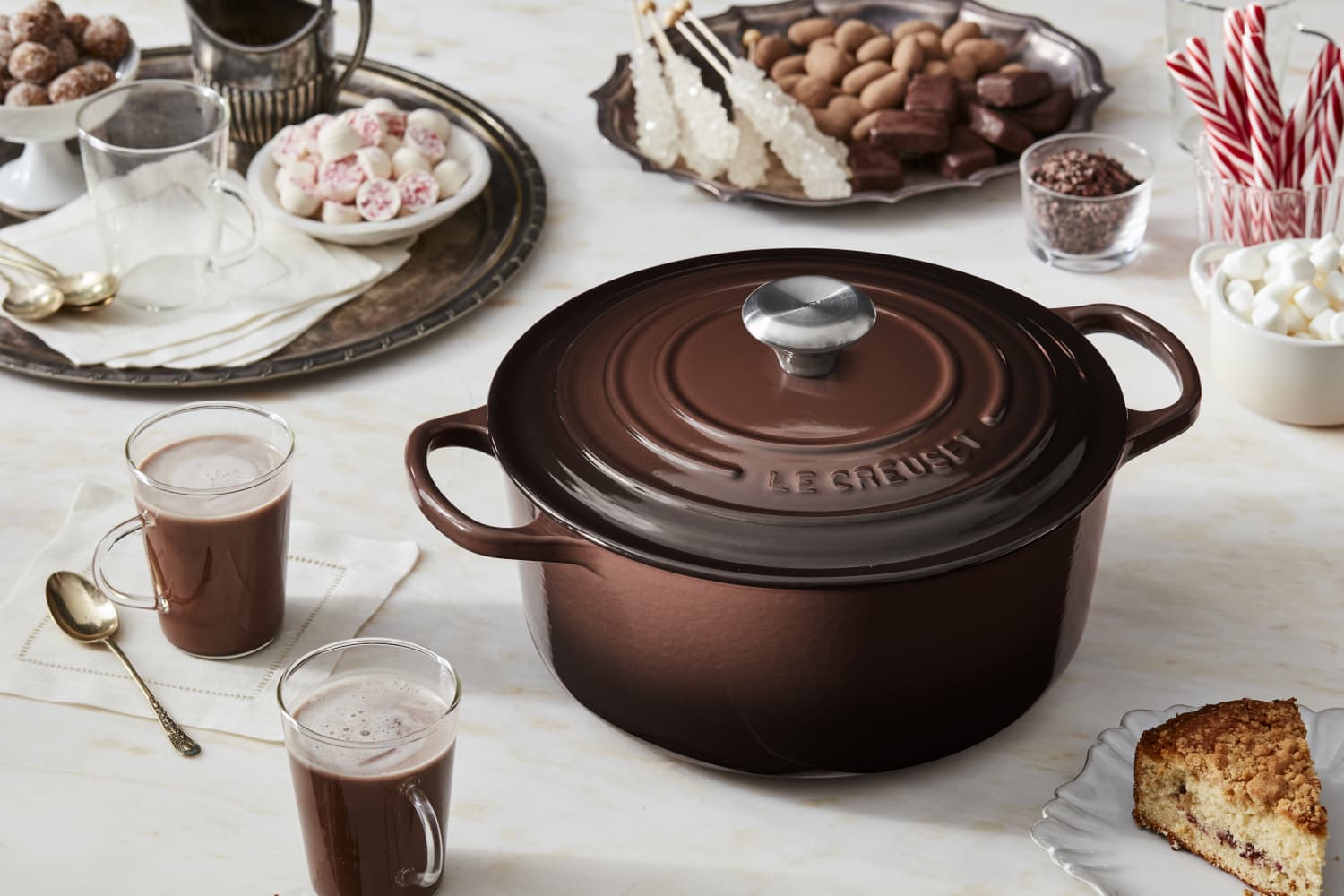 Le Creuset Launches Ganache, a Decadent New DessertInspired Hue The