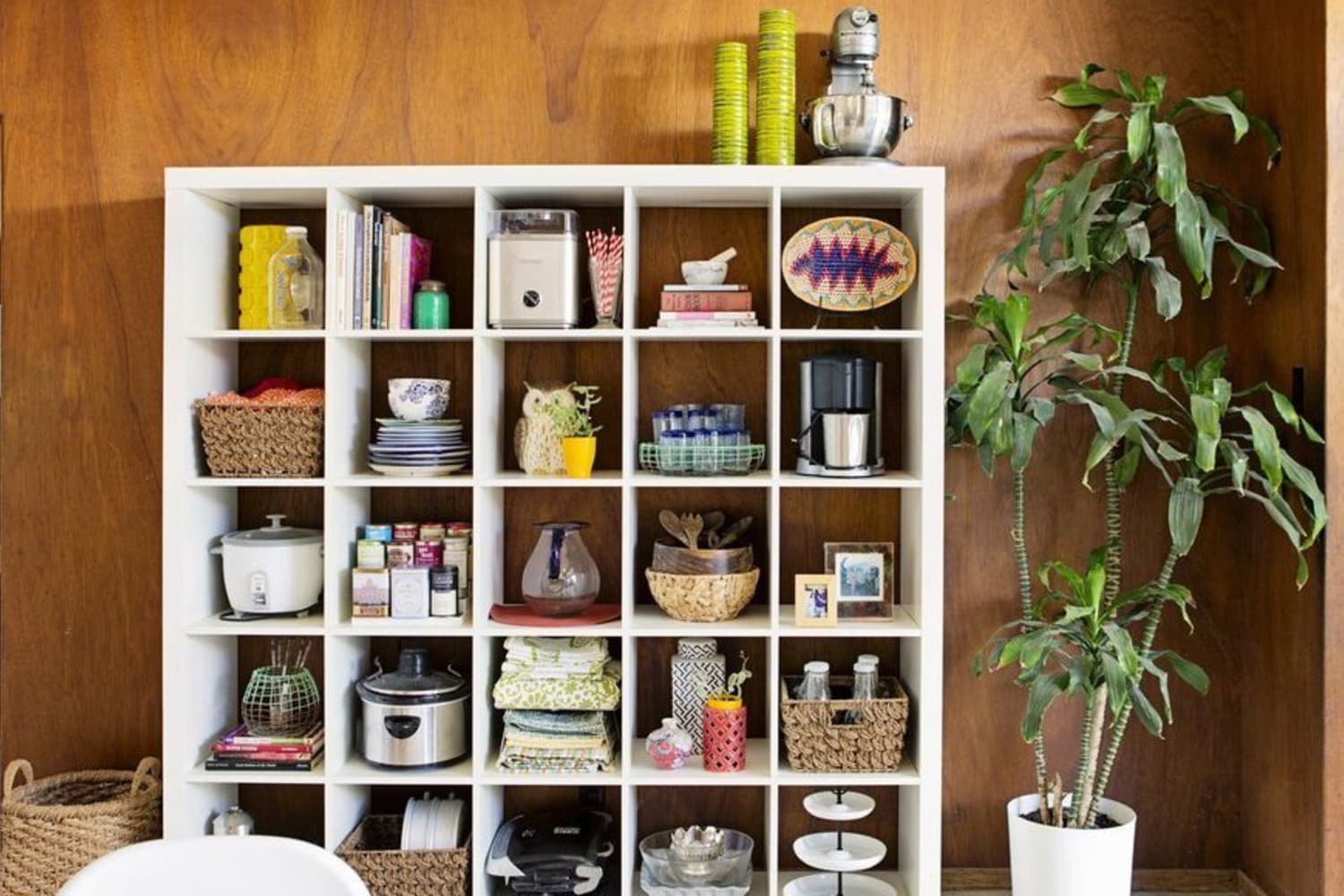 Kallax on sale kitchen storage
