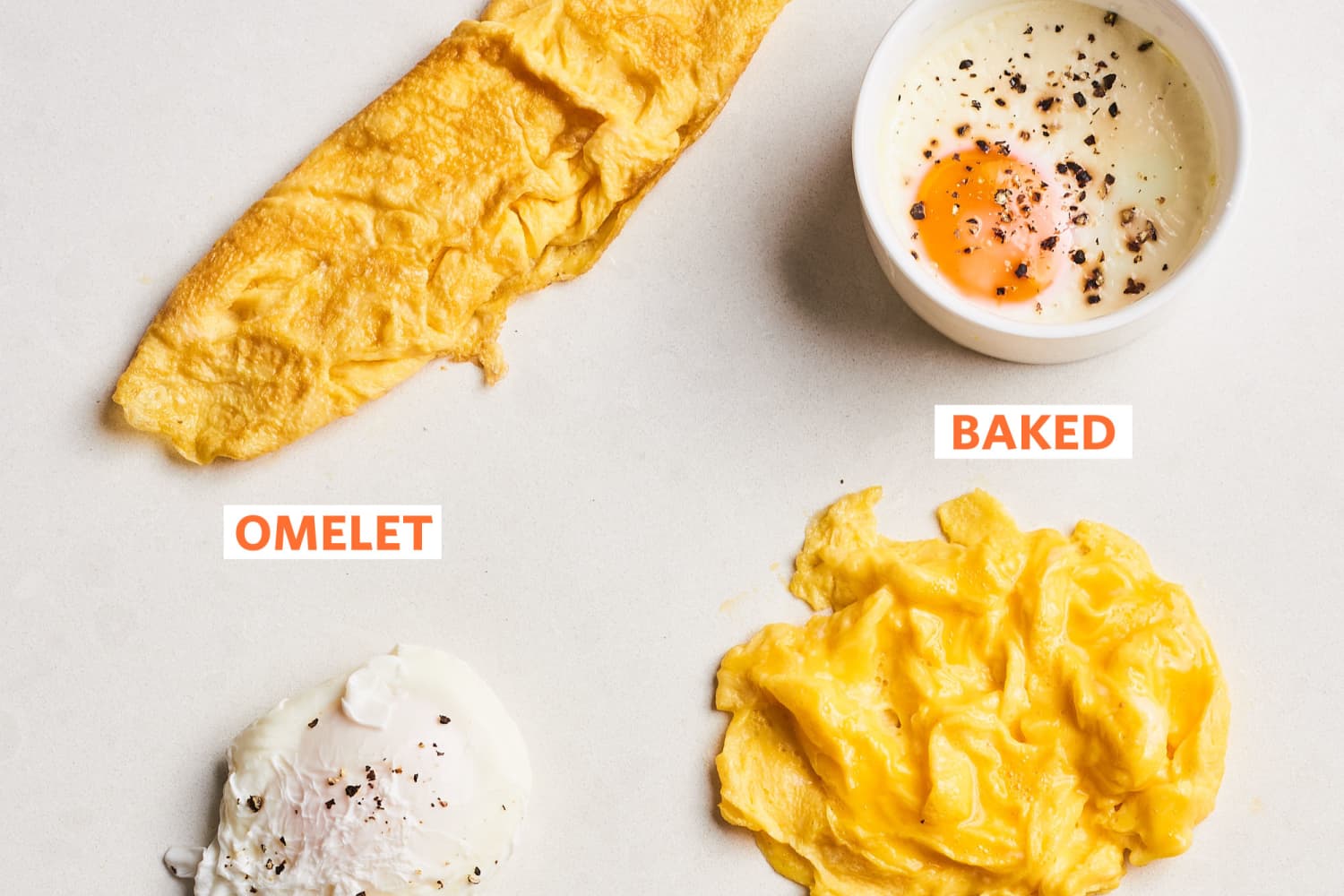 Types of eggs cooked sale