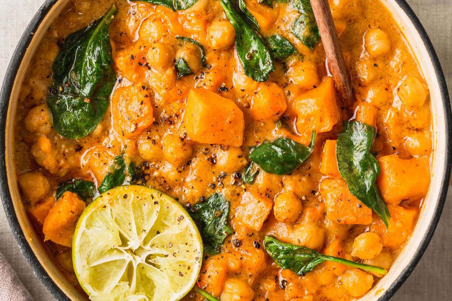 Easy sweet top potato curry