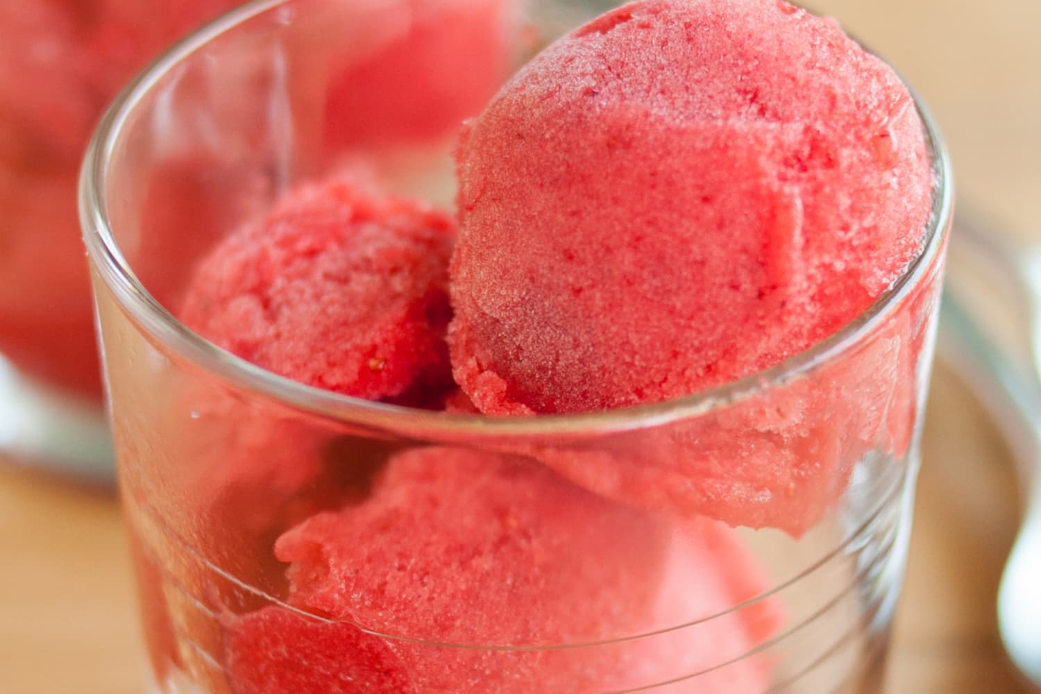 Sherbet in ice cream maker on sale