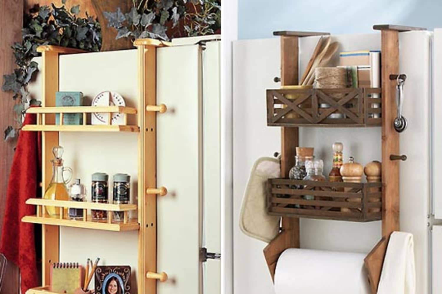 Wooden discount side shelf