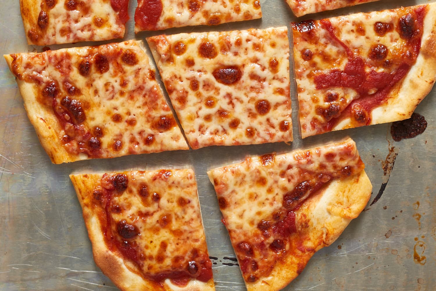 Thick and shop thin pizza