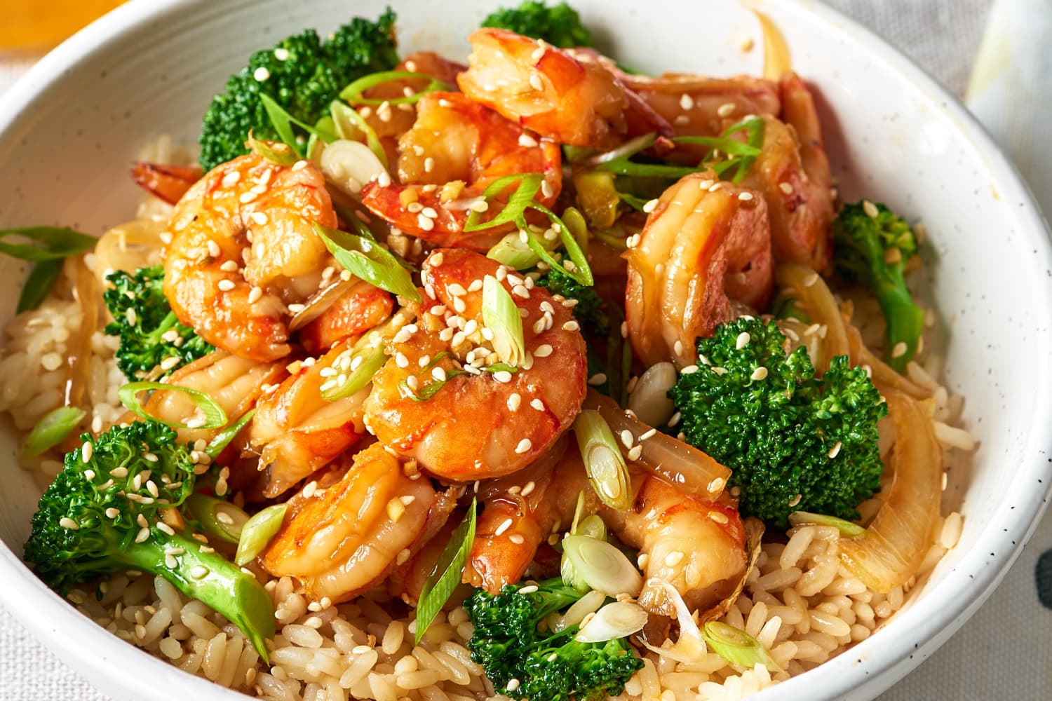  Chicken and Shrimp with Broccoli