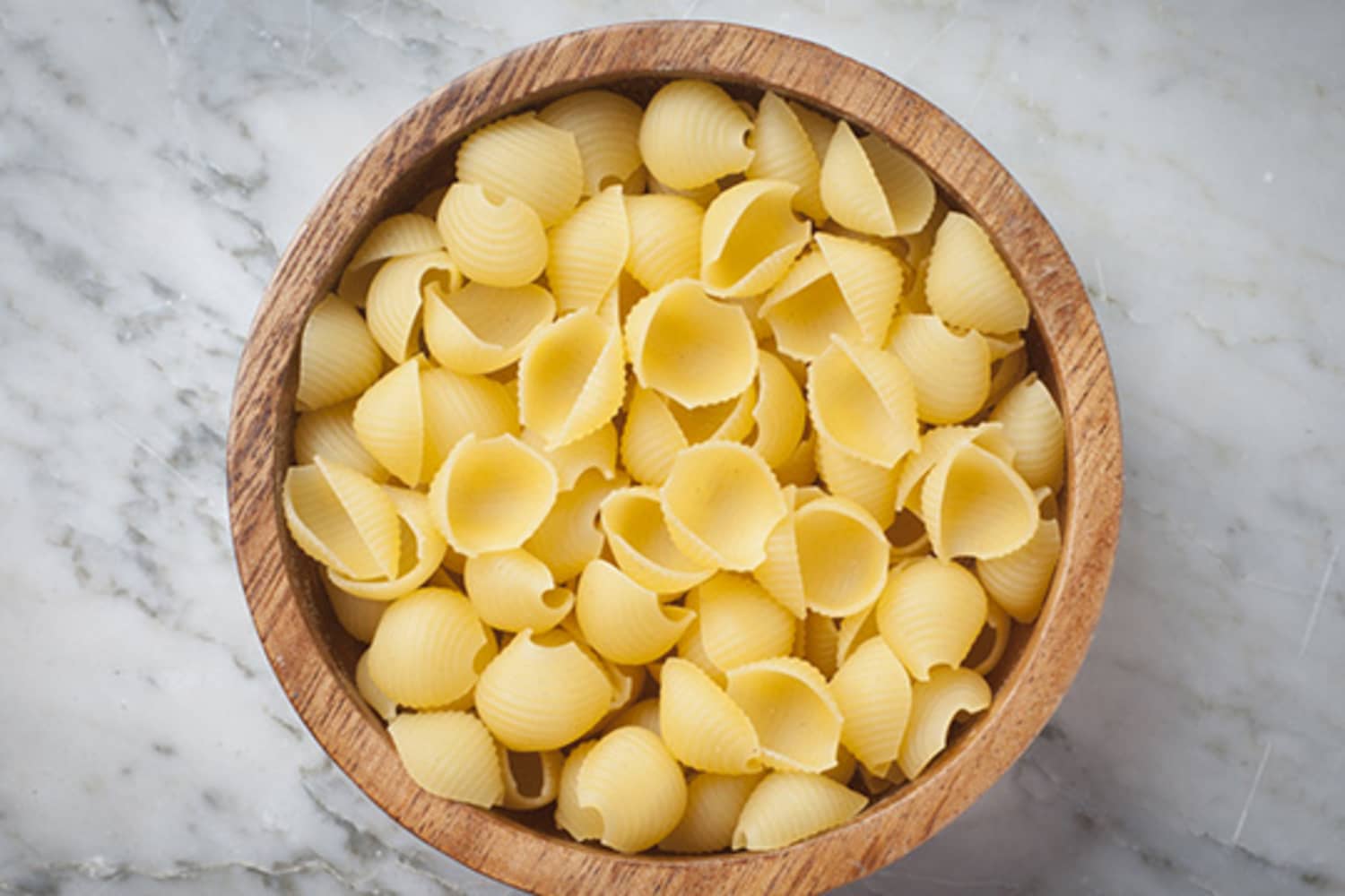 Pasta in a shop cup