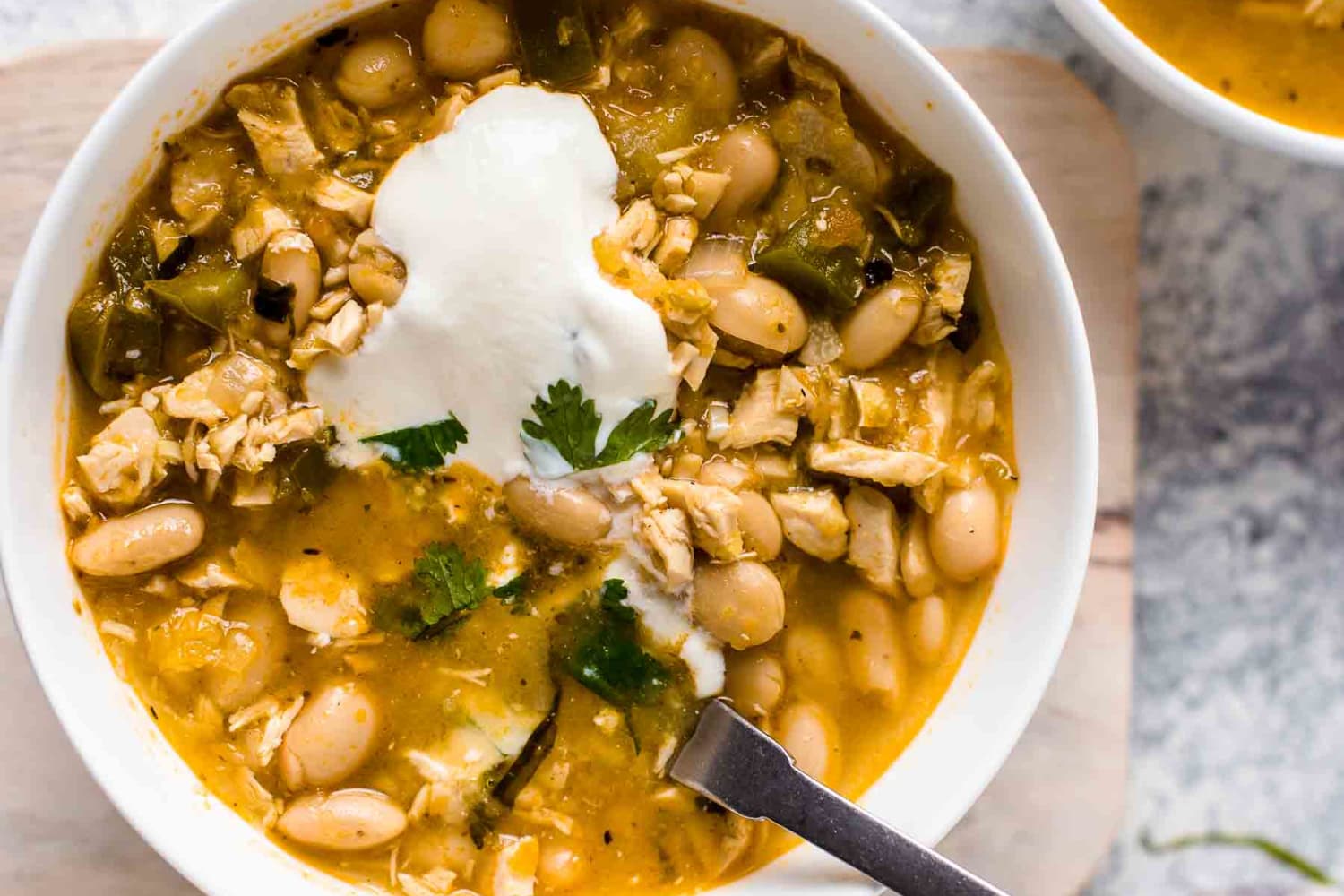 Spicy White Bean Chicken Chili from The Cookie Rookie | The Kitchn