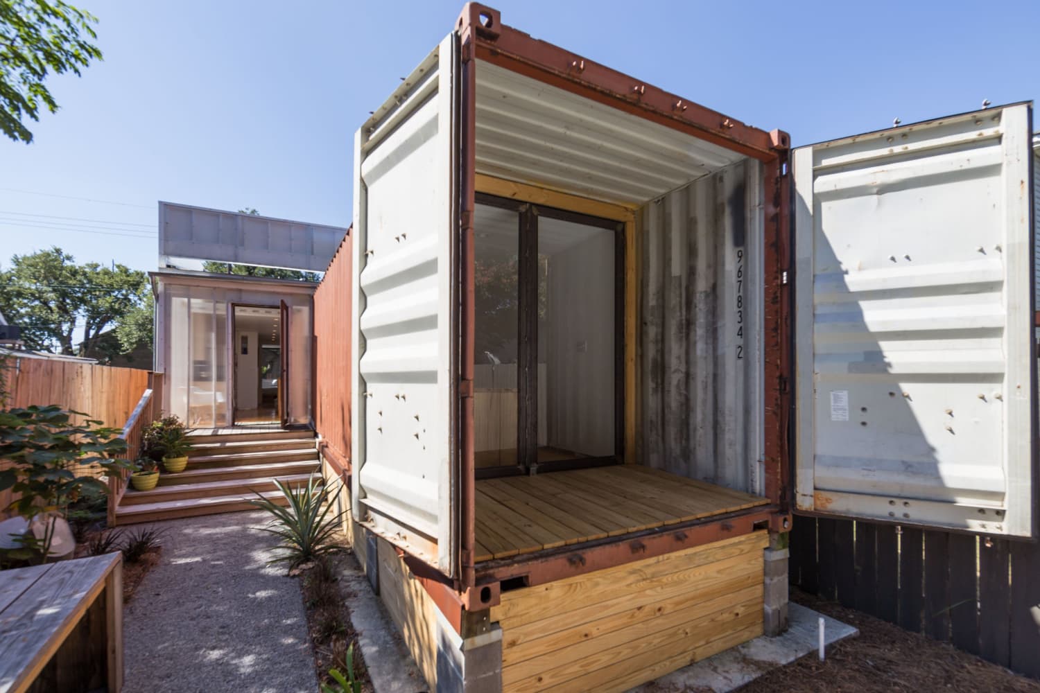 480-Square-Foot Backyard Shipping Container House