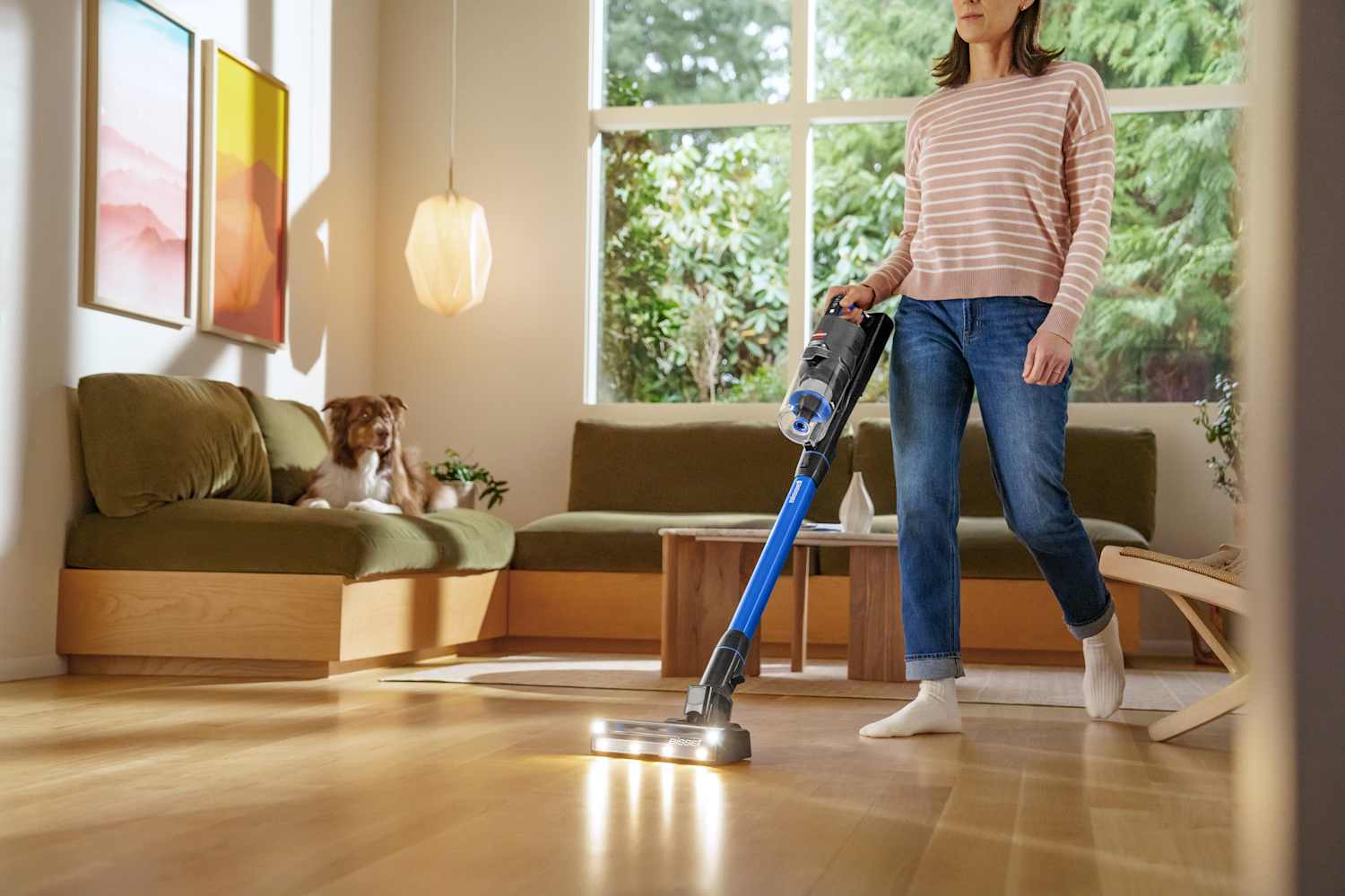 I Finally Found a Stick Vacuum That Can Handle My 2 Dogs' Constant Shedding - and It's $100 Off!