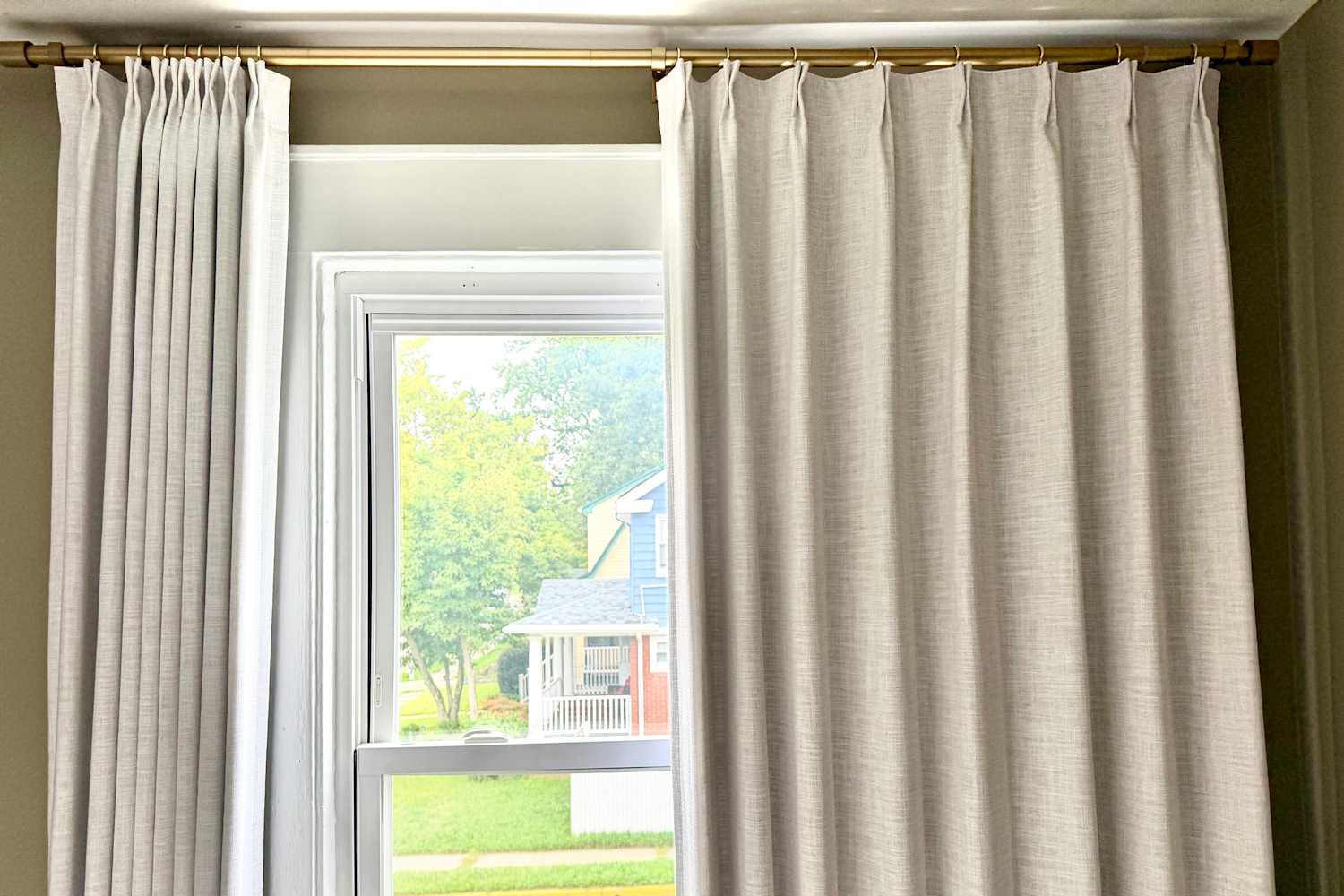 These Blackout Curtains Block So Much Light, I Sleep Past Sunrise