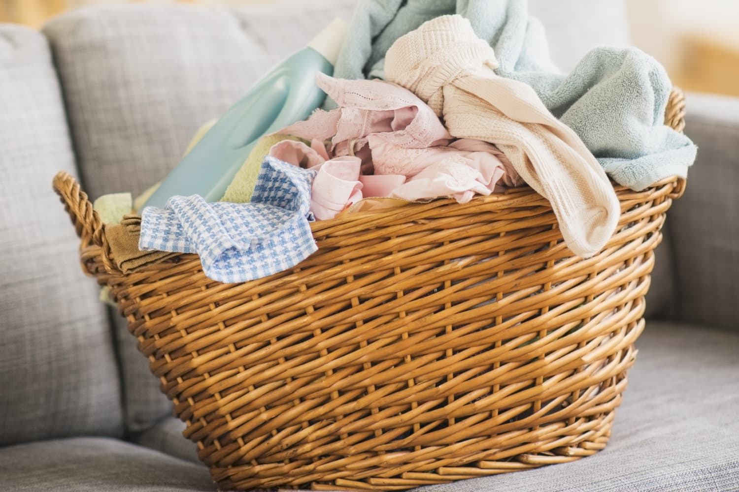 Laundry basket on sale with clothes
