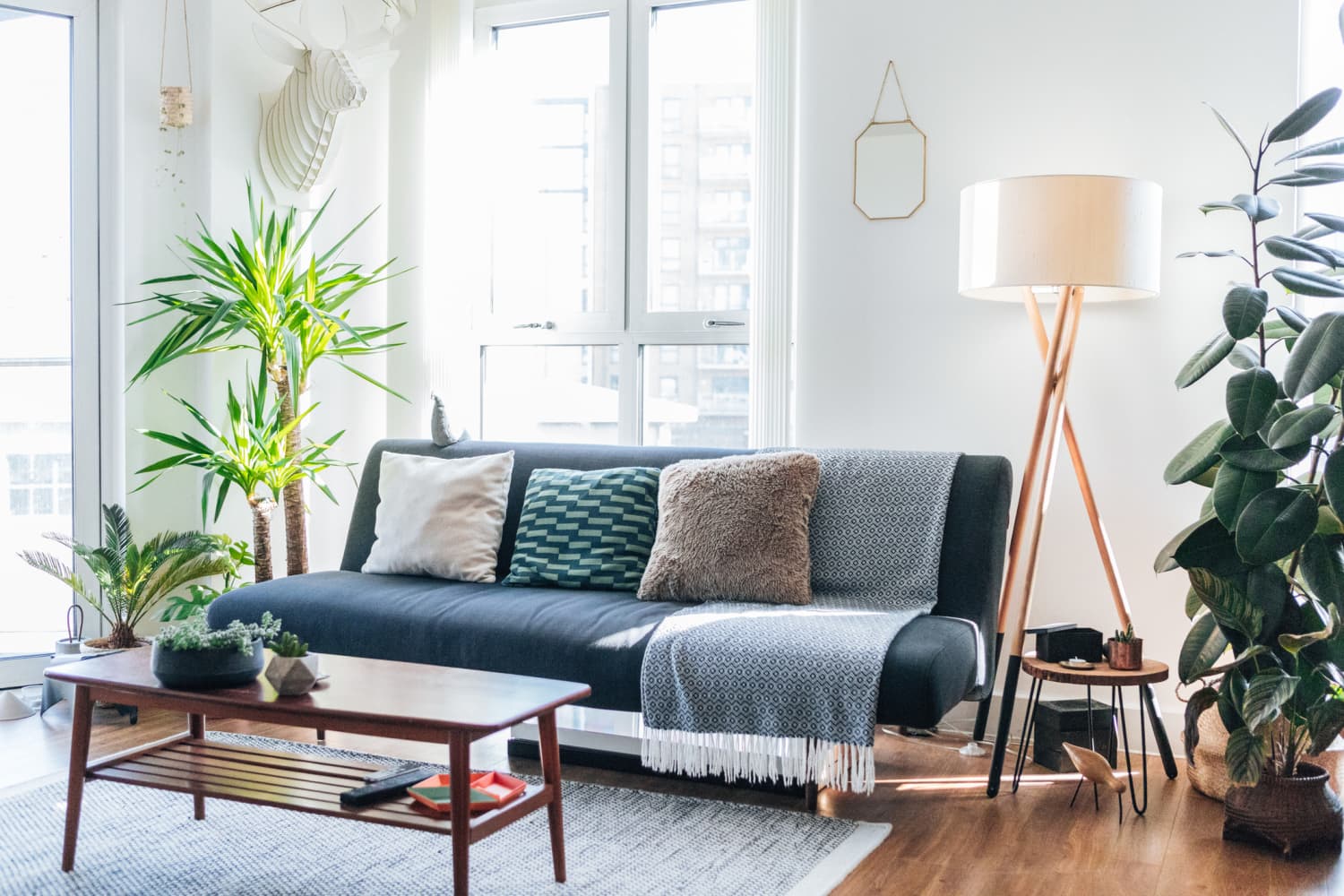 Urban Outfitters Sanna Side Table Lamp Is Perfect for Small Spaces Apartment Therapy