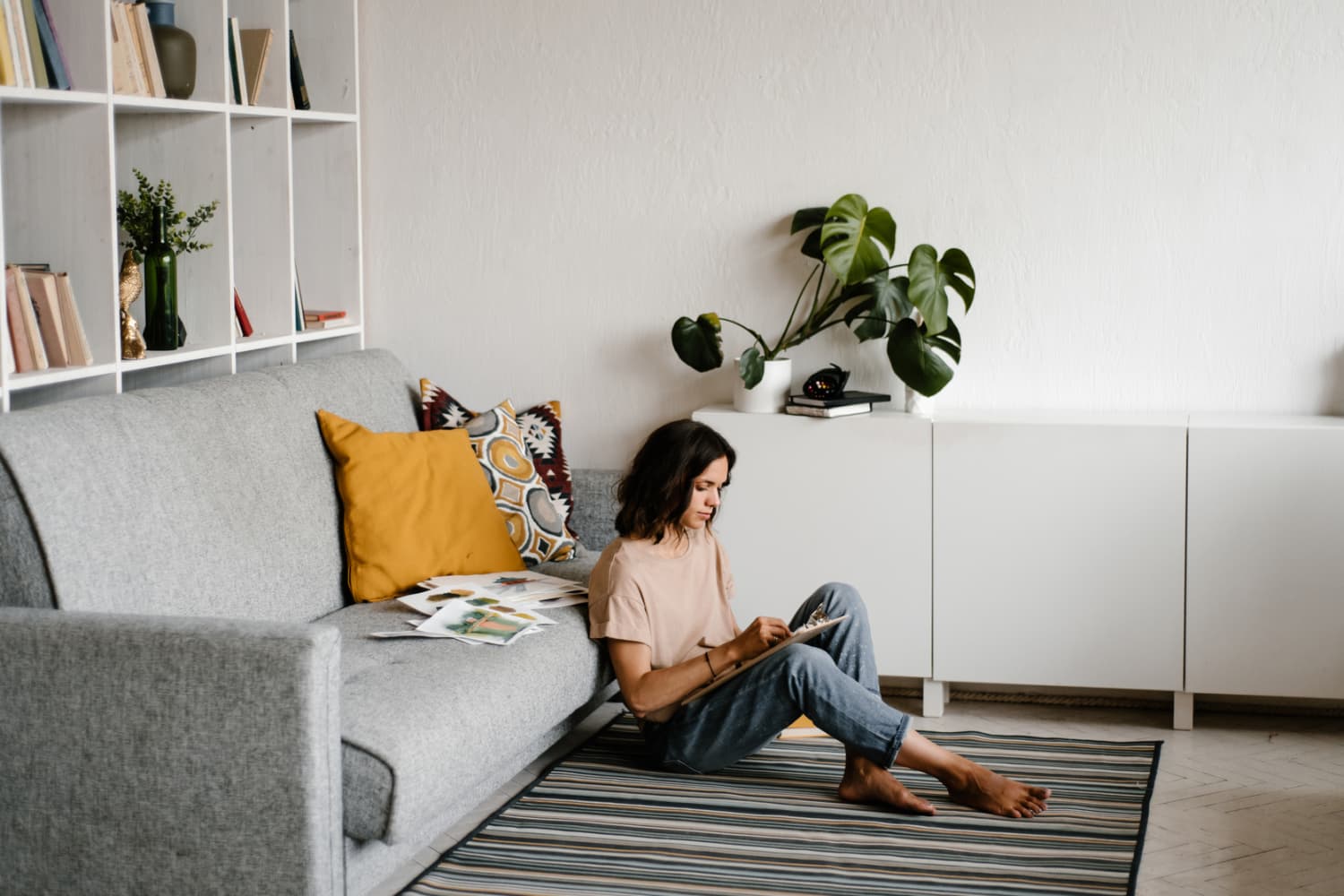 Down couch deals cushions