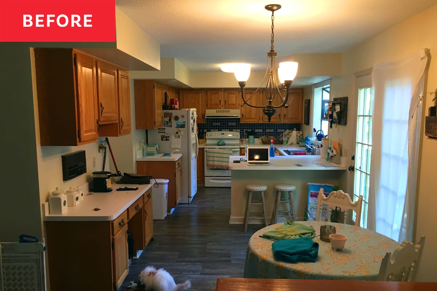 Before & After: Dated ‘80s Cabinets Get a Cozy Makeover