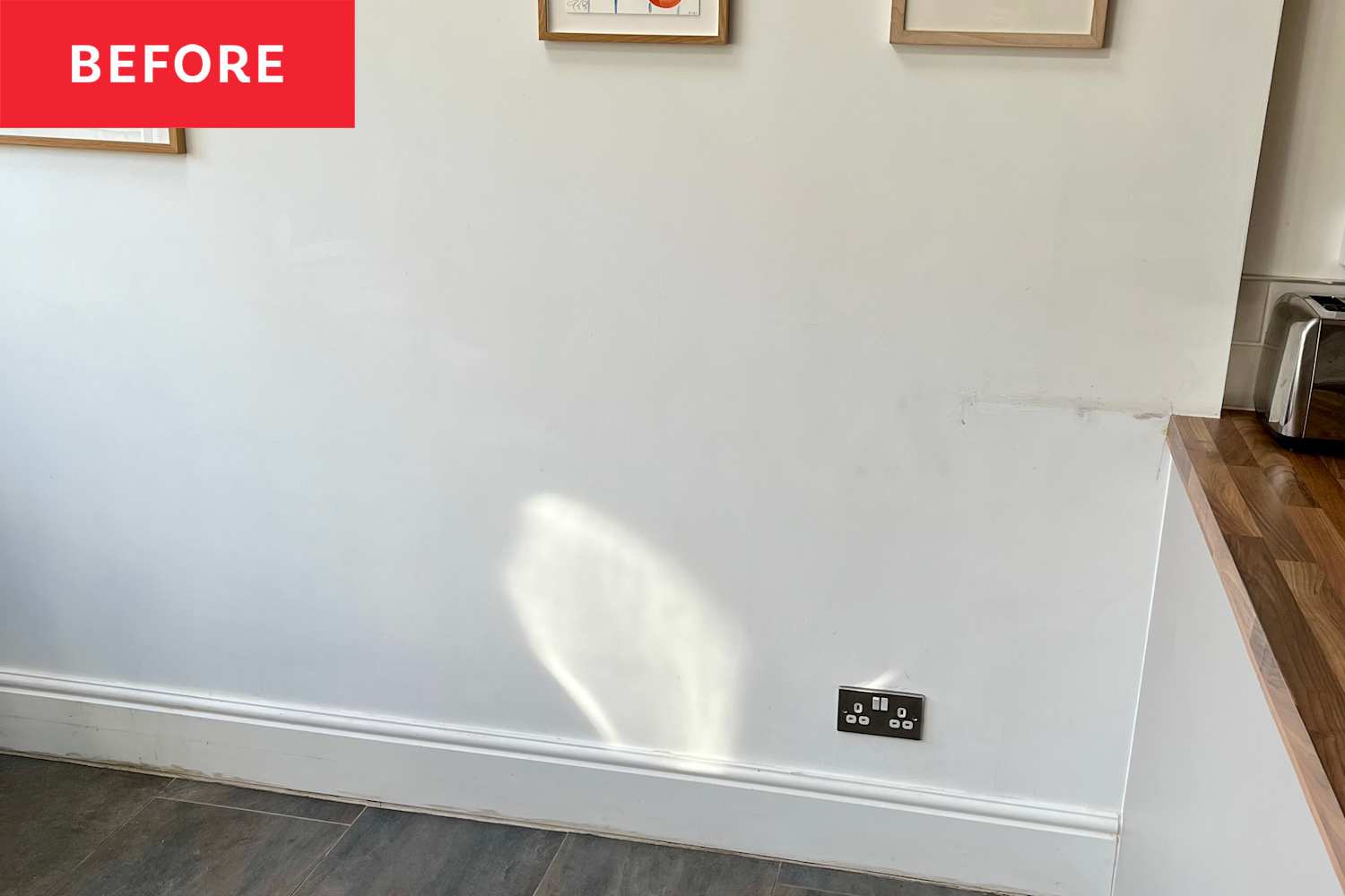 Before & After: An IKEA Hacked Dining Bench Uses 3 BESTAs to Solve a Family's Dysfunctional Dining Setup
