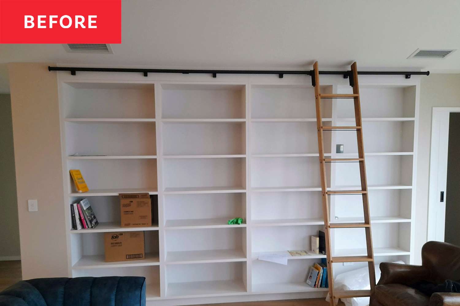 I Turned My Dream Built-in Bookshelf into an Organized, Cozy Space