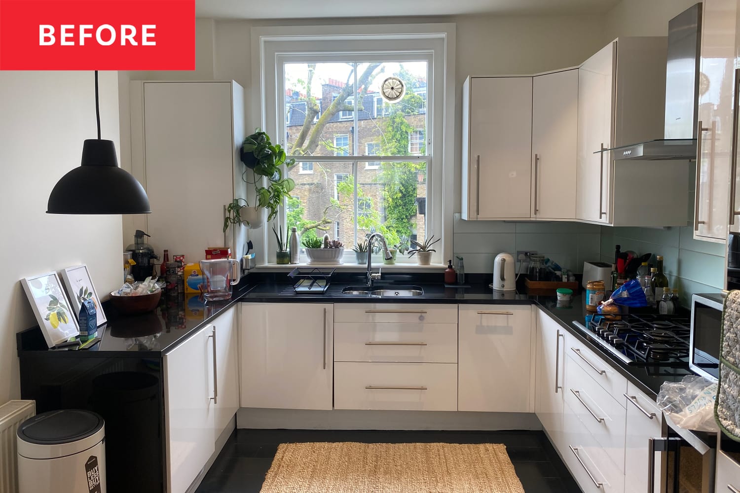 Before & After: A Cold Modern Kitchen Gets a Warm Cottagecore Upgrade