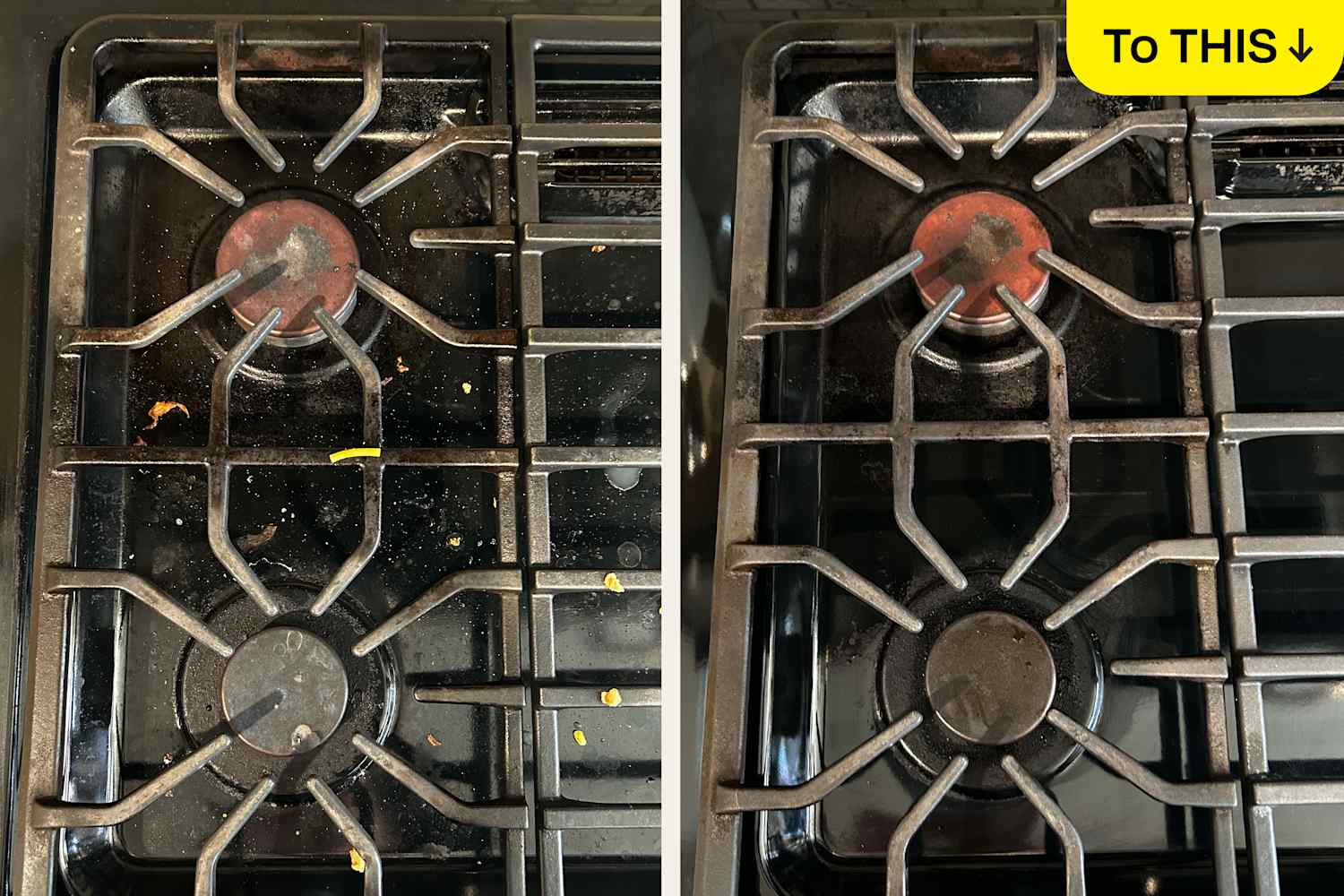 I Tested 4 Methods to Clean Enameled Stove Grates | The Kitchn