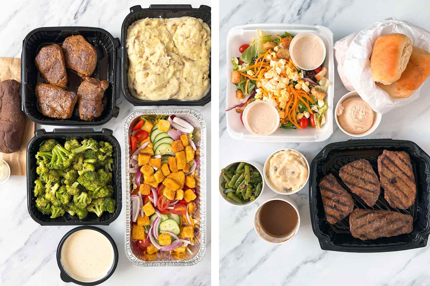 I Tried the Same  Family Meal at Texas Roadhouse and Outback, and the Winning Chain Was an Amazing Value for 4 People (More Steak and Delicious Rolls)