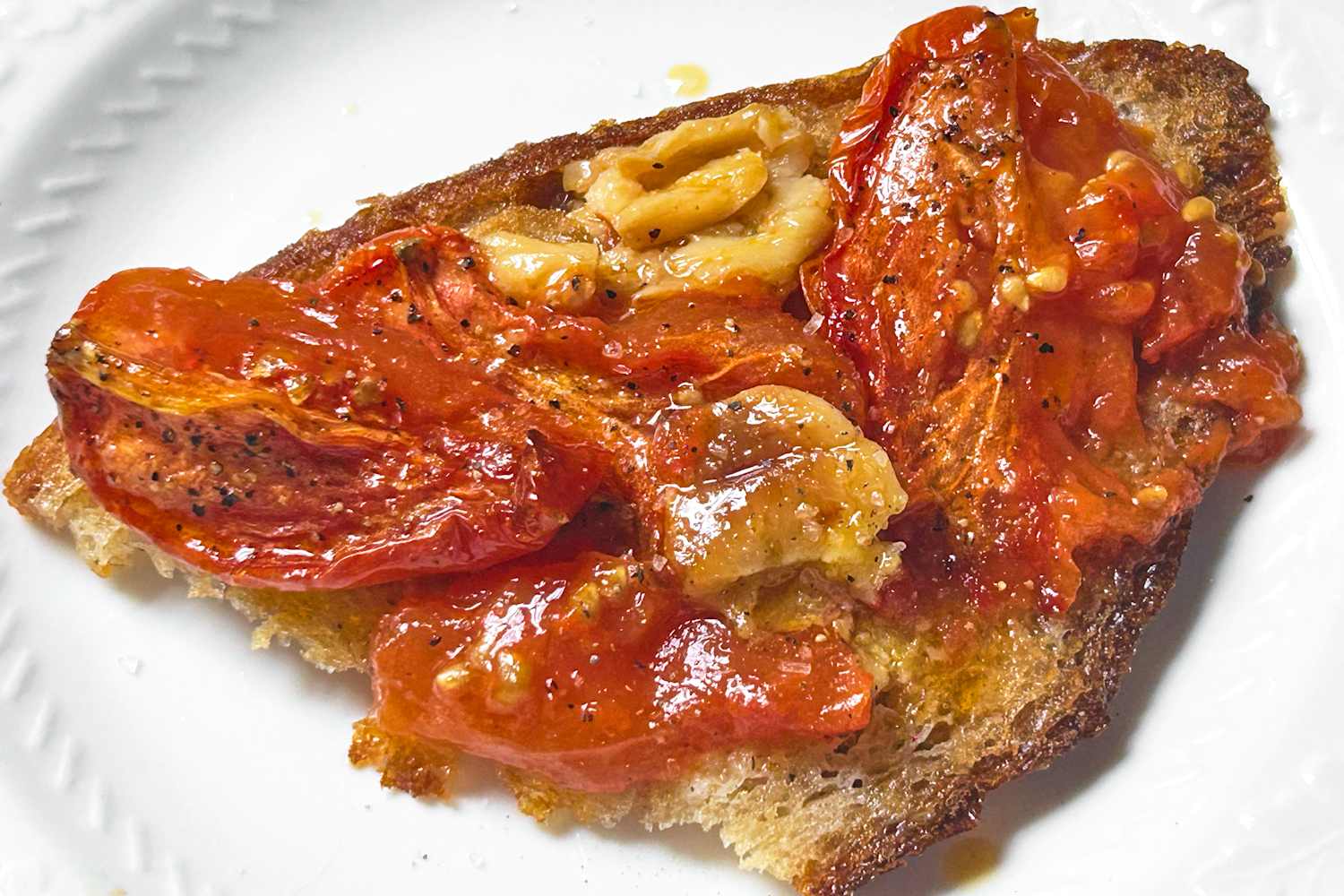 Mein Homeoffice-Tomatentoast für den Rest des Sommers
