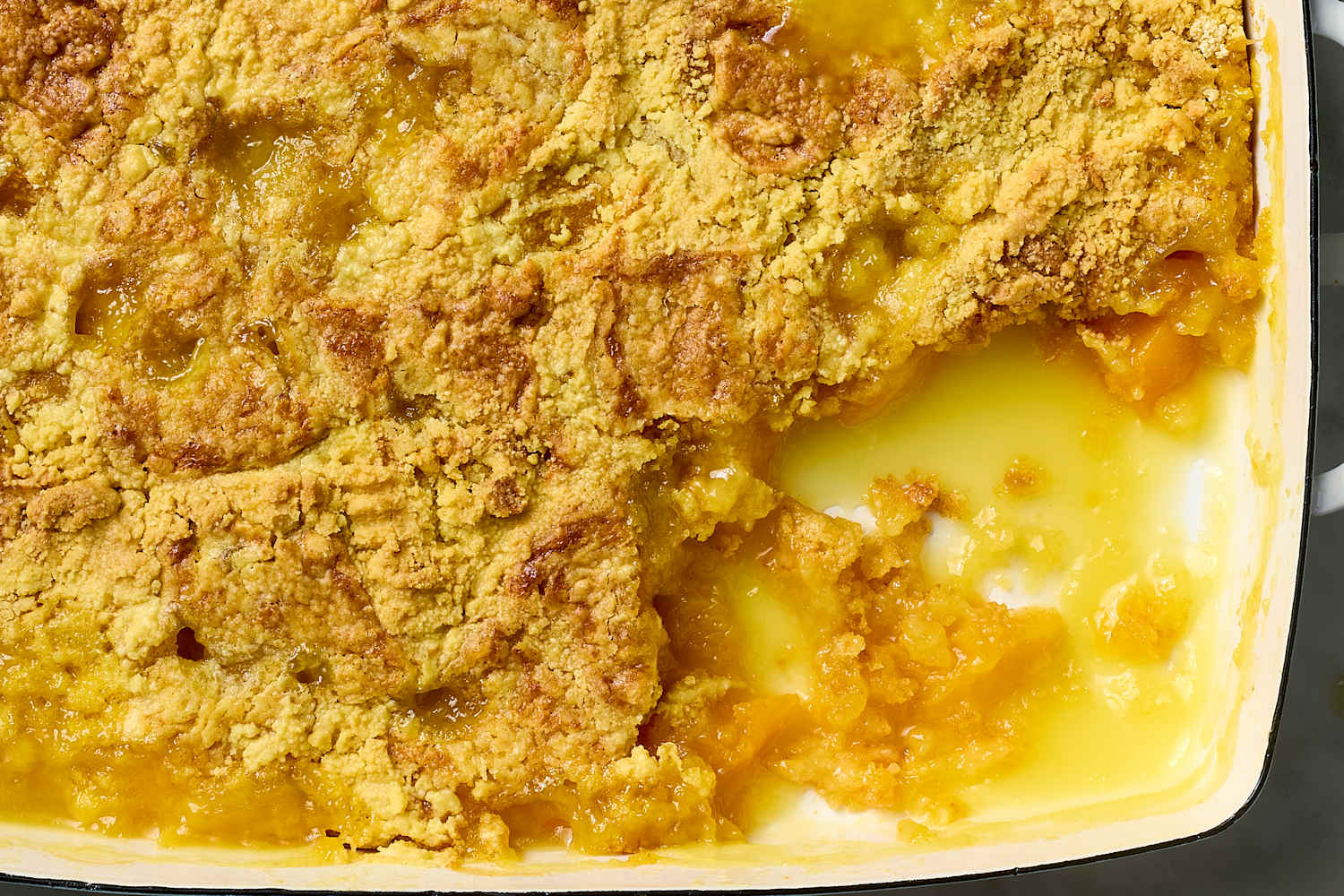 Peach Cobbler with Cake Mix Recipe (3 Ingredients!) - The Kitchn