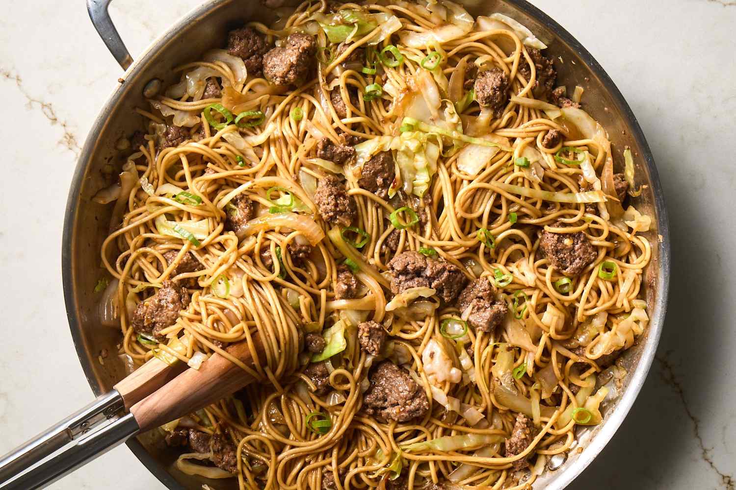 Garlicky Beef and Cabbage Noodles Recipe (30 Minutes!) | The Kitchn