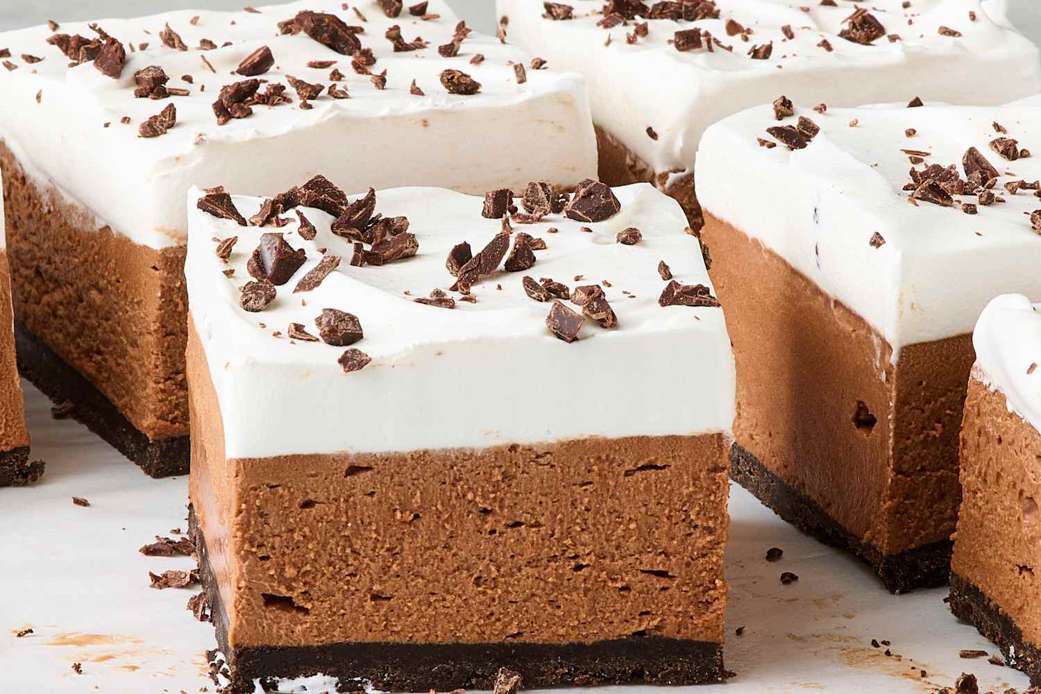 My No-Bake “French Silk Pie Bars” Are Always the First Dessert Gone on Christmas