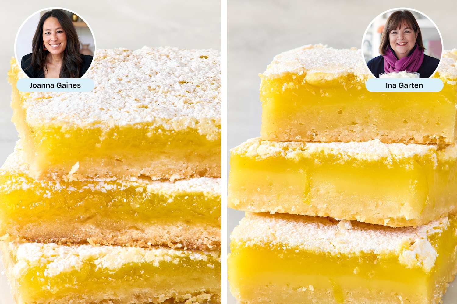 Joanna Gaines vs. Ina Garten — Whose Lemon Bars Are Better?