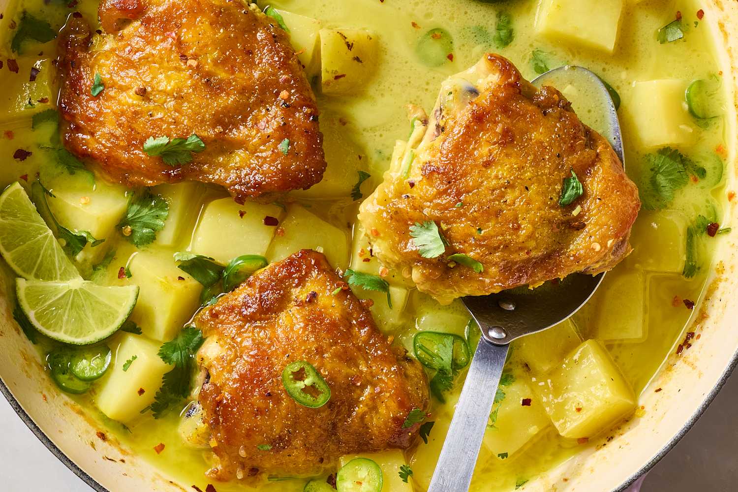 The Magical Sauce That Makes Chicken Thighs and Potatoes Taste Incredible