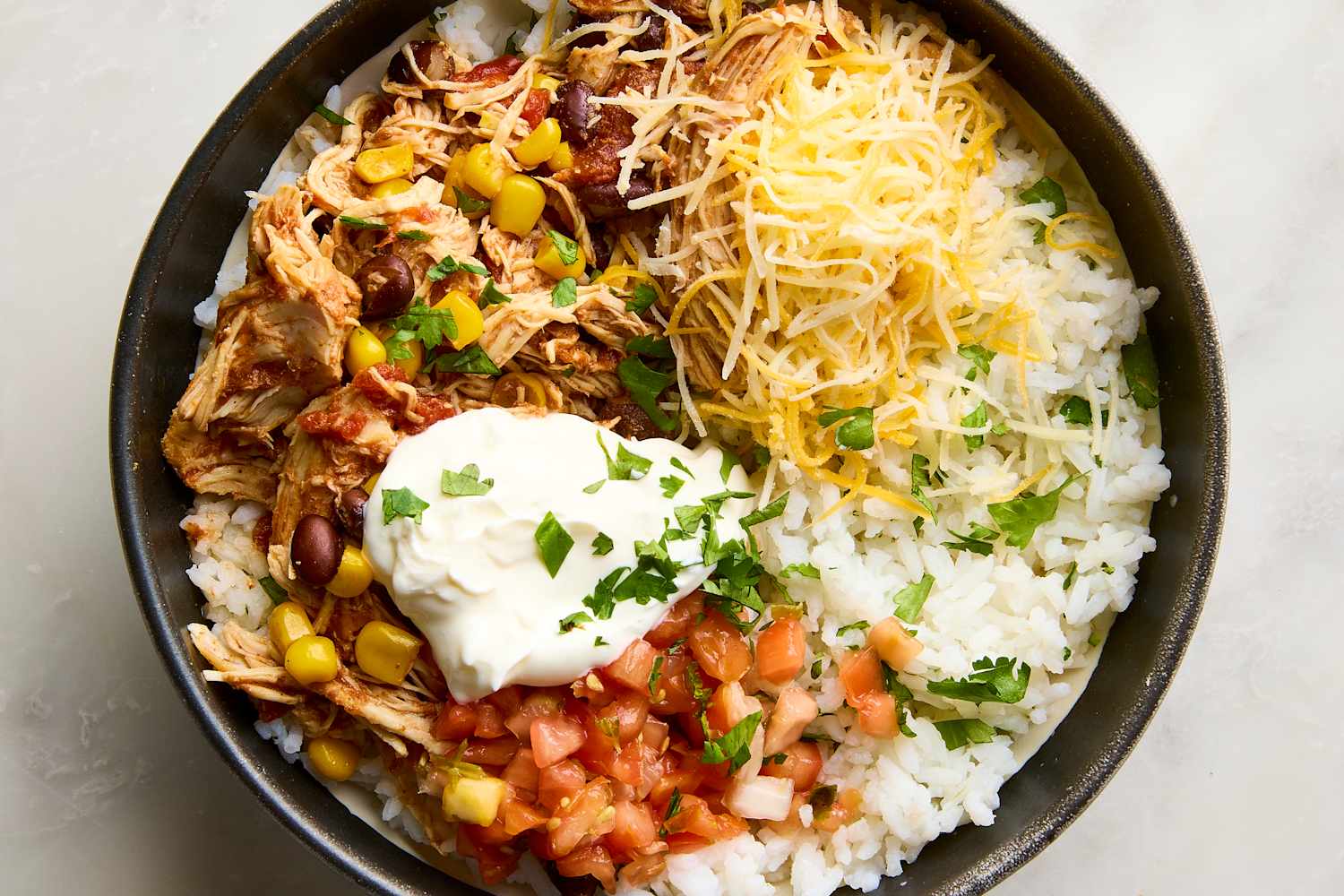 Slow Cooker Chicken Burrito Bowls Recipe | The Kitchn