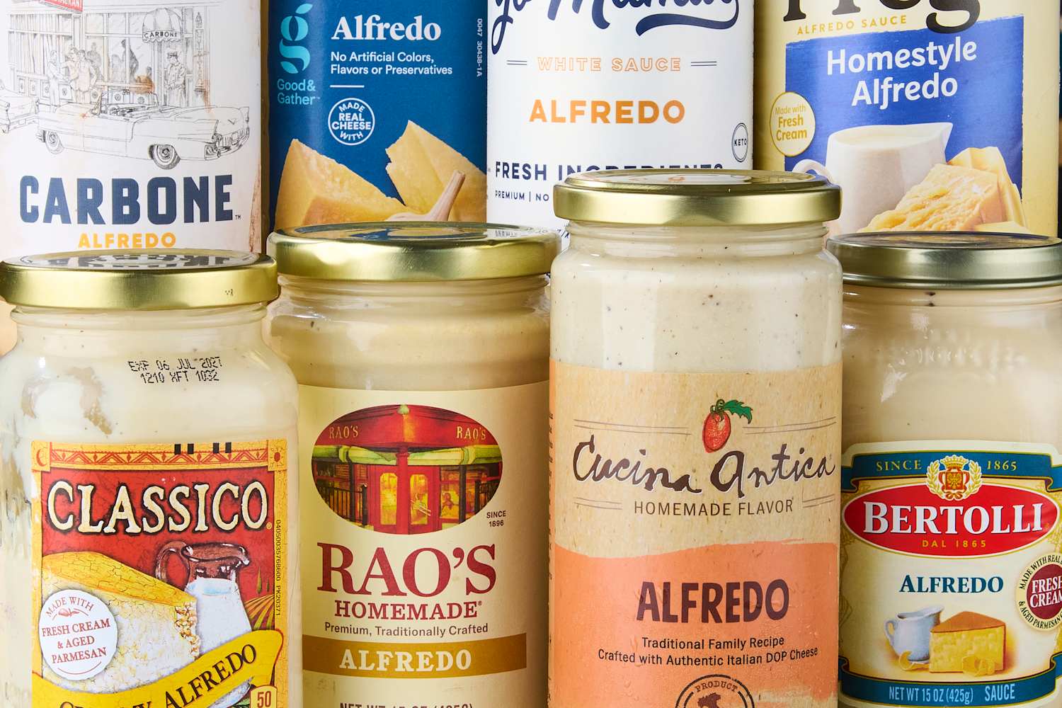 We Tried 8 Popular Alfredo Sauces — And One Jar Was the Clear Winner