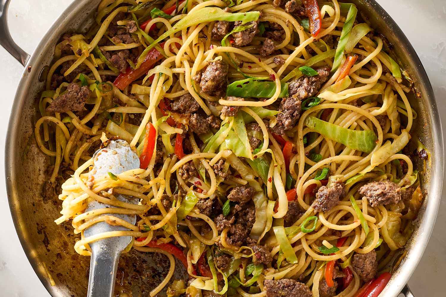 My Family Loves These Ground Beef & Cabbage Noodles So Much, I've Made Them for 4 Weeks Straight