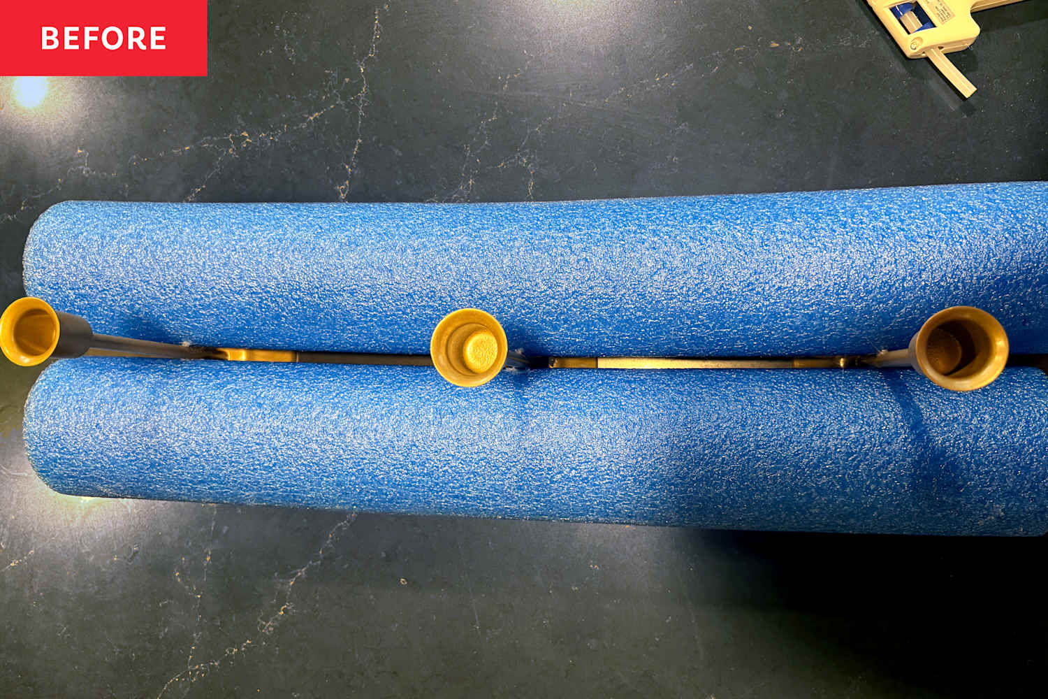How to Make a DIY Holiday Centerpiece with a Pool Noodle | The Kitchn