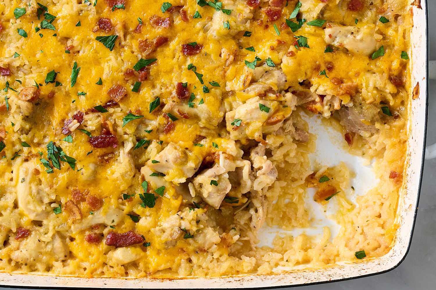 Chicken Bacon Ranch Rice Casserole Recipe | The Kitchn