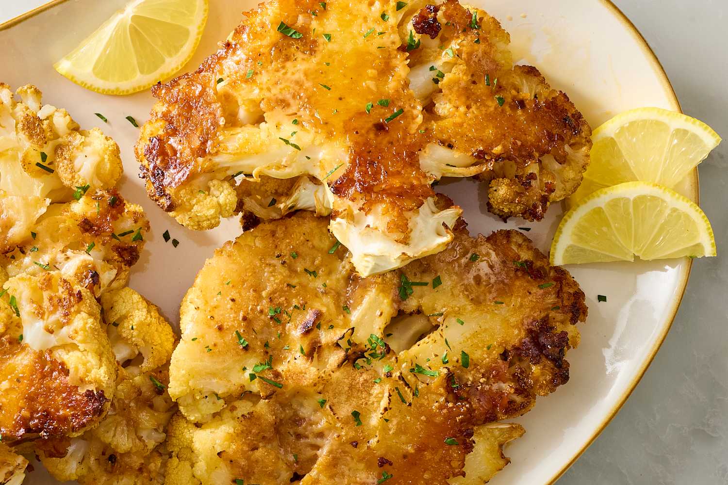 Garlic Parmesan Cauliflower Steaks Recipe | The Kitchn