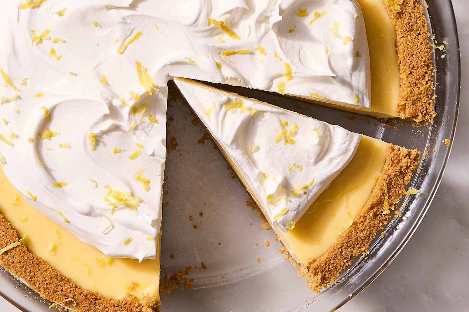 Light & Creamy Lemon Pie (Easy 4-Ingredient Filling!)